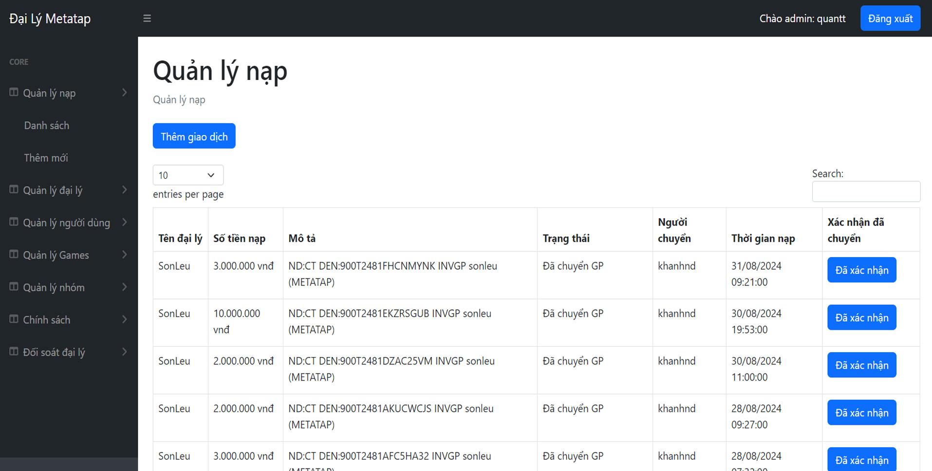Laravel daily management system preview